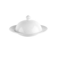 Cloche porcelaine et son plateau