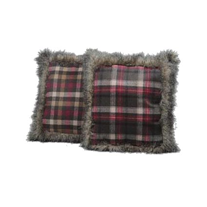 Coussin tartan 