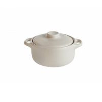 Cocotte porcelaine sable