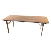 Table bois kermesse