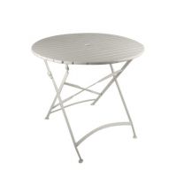 Table pliante de jardin blanc 