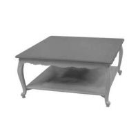 Table basse Epoque bois gris