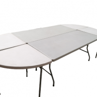 Table ovale PVC 