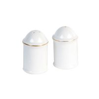 Poivriére et saliére filet or 