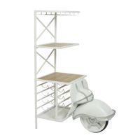 Buffet présentoir métal scooter vespa 