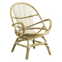 Fauteuil Tchanqué en rotin 