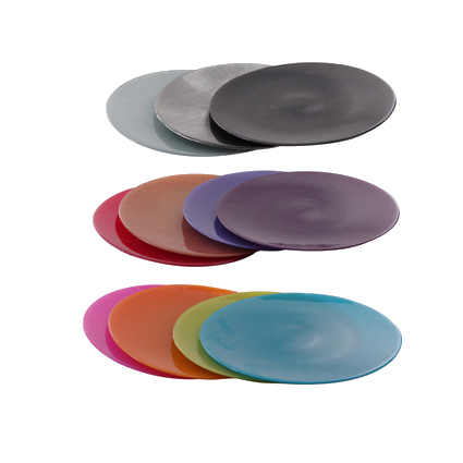 Assiette Kwartz couleur