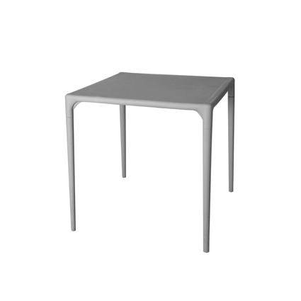 Table carrée grise