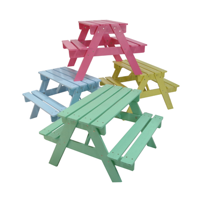 Table picnic bois enfant