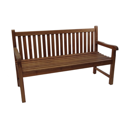 Banc bois avec accoudoirs 