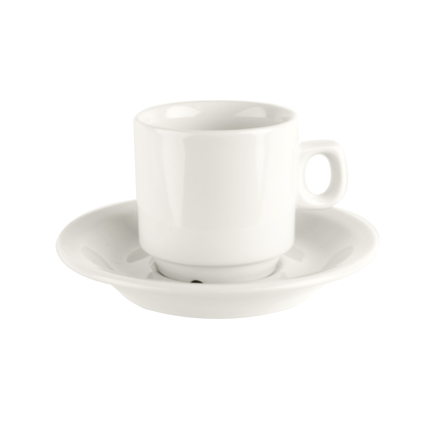 Tasse et sous tasse à café élégance