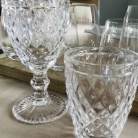 Verre transparent Pompadour 