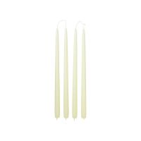 Bougie flambeau fin beige