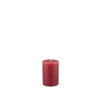 Bougie cylindre rouge 