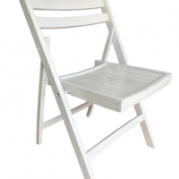 Chaise pliant bois blanche online