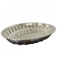 Paniére ovale argent 
