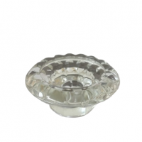 Bougeoir individuel en verre 