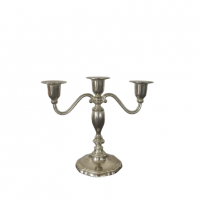 Chandelier 3 branches argent 