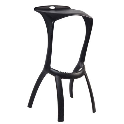 Tabouret Squale noir