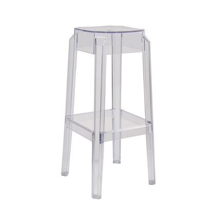 Tabouret transparent