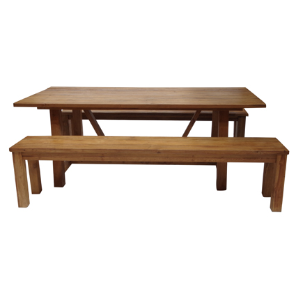 Ensemble  table bois Sauternes