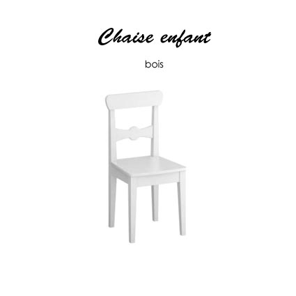 Chaise Enfant 