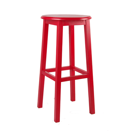 Tabouret bois Red